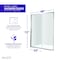 Anzzi 48 in. x 72 in. H Sliding Framed Shower Door in Brushed Nickel w/ Tsunami Guard Tempered Glass SD-AZ052-01BN - alternate 4